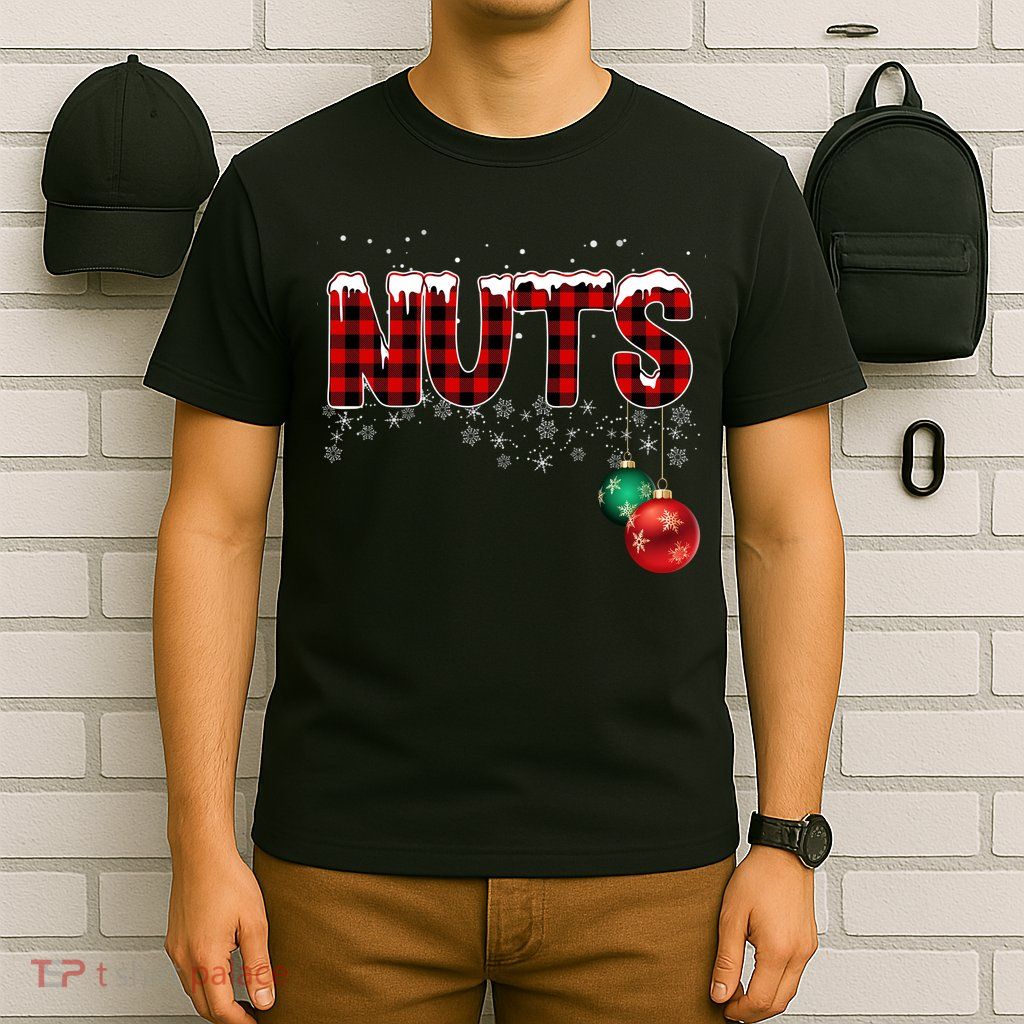 Chest Nuts Funny Matching Chestnuts Christmas Couples T-Shirt