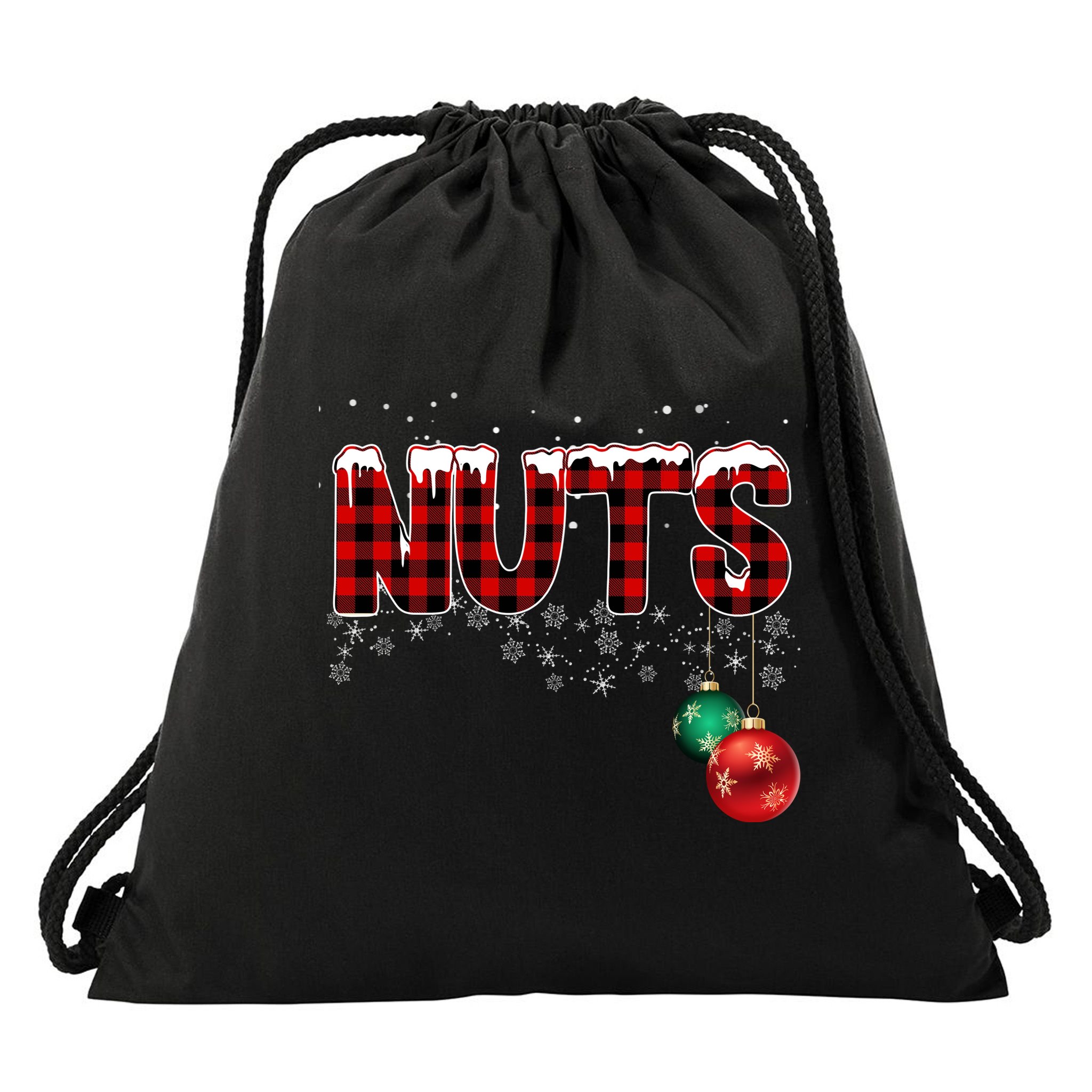 Chest Nuts Funny Matching Chestnuts Christmas Couples Drawstring Bag