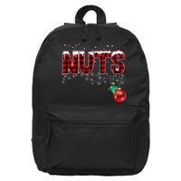 Chest Nuts Funny Matching Chestnuts Christmas Couples 16 in Basic Backpack