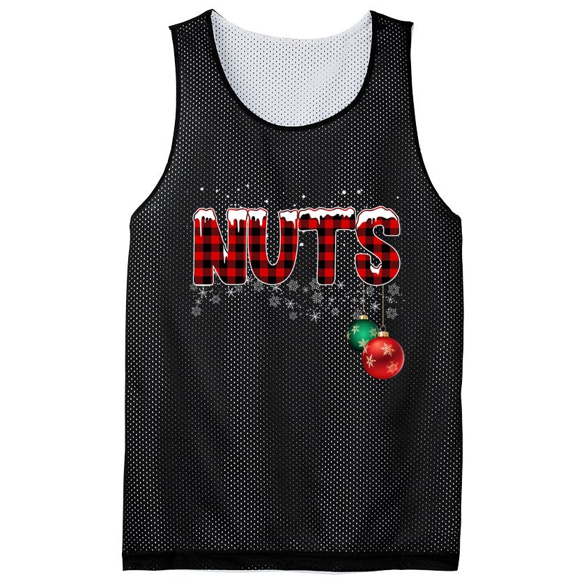 Chest Nuts Funny Matching Chestnuts Christmas Couples Mesh Reversible Basketball Jersey Tank