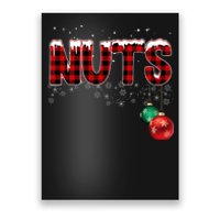 Chest Nuts Funny Matching Chestnuts Christmas Couples Poster