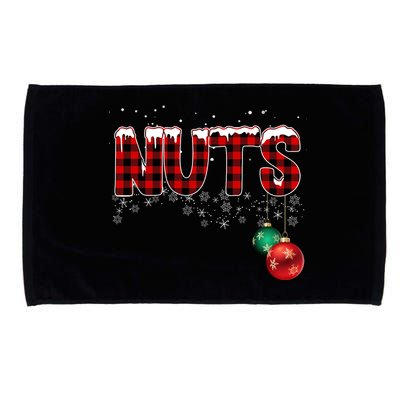 Chest Nuts Funny Matching Chestnuts Christmas Couples Microfiber Hand Towel