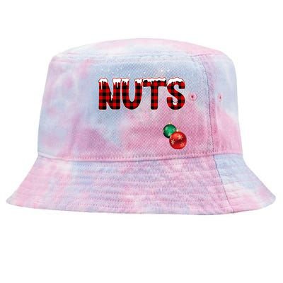 Chest Nuts Funny Matching Chestnuts Christmas Couples Tie-Dyed Bucket Hat