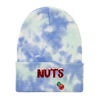 Chest Nuts Funny Matching Chestnuts Christmas Couples Tie Dye 12in Knit Beanie