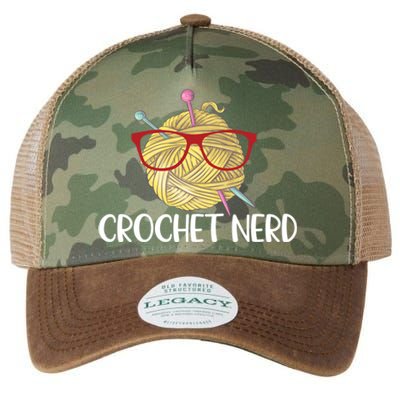 Crochet Nerd Funny Grandma Mom Crocheting Yarn Lover Gift Legacy Tie Dye Trucker Hat