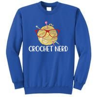 Crochet Nerd Funny Grandma Mom Crocheting Yarn Lover Gift Sweatshirt