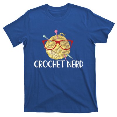 Crochet Nerd Funny Grandma Mom Crocheting Yarn Lover Gift T-Shirt