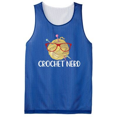 Crochet Nerd Funny Grandma Mom Crocheting Yarn Lover Gift Mesh Reversible Basketball Jersey Tank