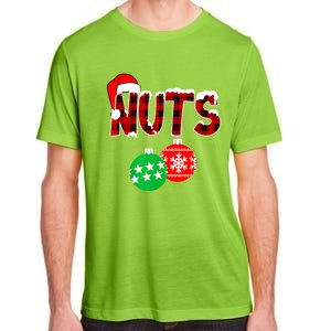 Chest Nuts Funny Matching Chestnuts Christmas Couples Nuts Adult ChromaSoft Performance T-Shirt