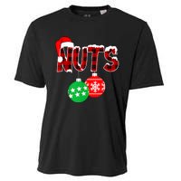 Chest Nuts Funny Matching Chestnuts Christmas Couples Nuts Cooling Performance Crew T-Shirt