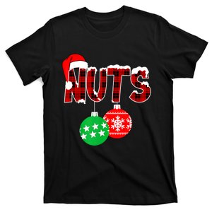 Chest Nuts Funny Matching Chestnuts Christmas Couples Nuts T-Shirt