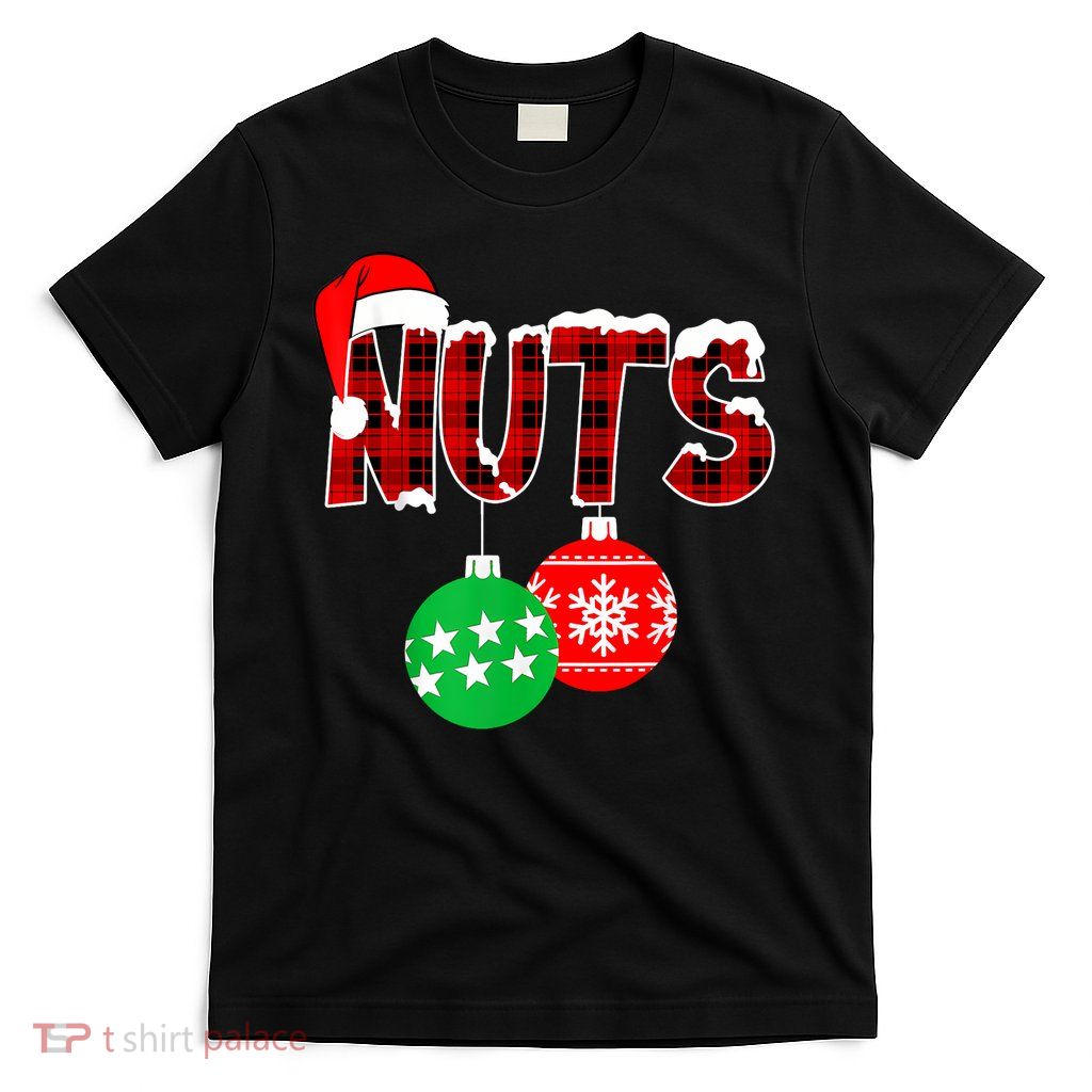 Chest Nuts Funny Matching Chestnuts Christmas Couples Nuts T-Shirt
