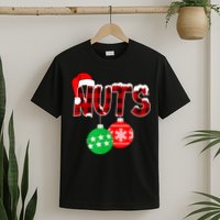 Chest Nuts Funny Matching Chestnuts Christmas Couples Nuts T-Shirt