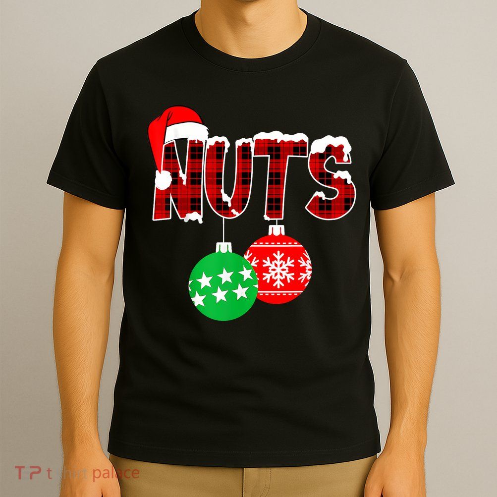 Chest Nuts Funny Matching Chestnuts Christmas Couples Nuts T-Shirt