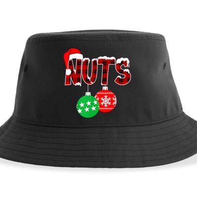 Chest Nuts Funny Matching Chestnuts Christmas Couples Nuts Sustainable Bucket Hat
