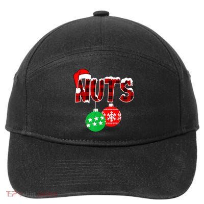 Chest Nuts Funny Matching Chestnuts Christmas Couples Nuts 7-Panel Snapback Hat