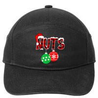 Chest Nuts Funny Matching Chestnuts Christmas Couples Nuts 7-Panel Snapback Hat