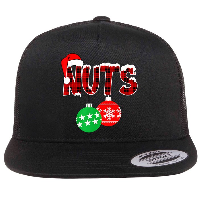 Chest Nuts Funny Matching Chestnuts Christmas Couples Nuts Flatbill Hat