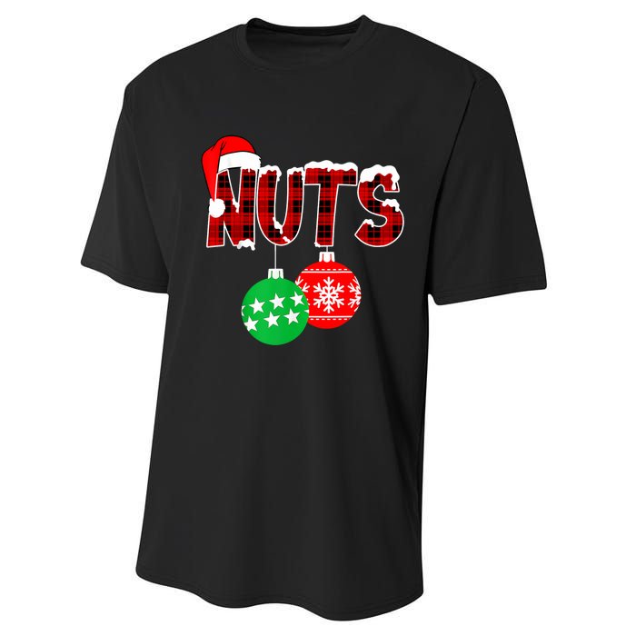 Chest Nuts Funny Matching Chestnuts Christmas Couples Nuts Performance Sprint T-Shirt