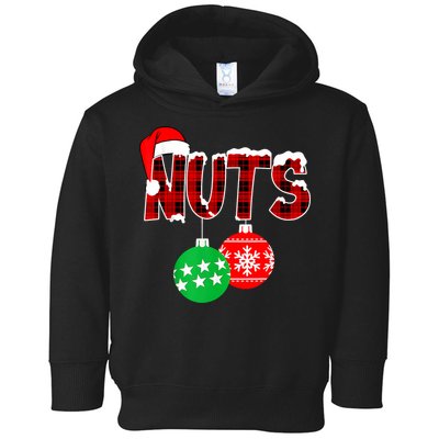 Chest Nuts Funny Matching Chestnuts Christmas Couples Nuts Toddler Hoodie