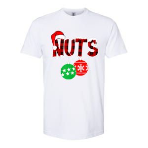 Chest Nuts Funny Matching Chestnuts Christmas Couples Nuts Softstyle CVC T-Shirt