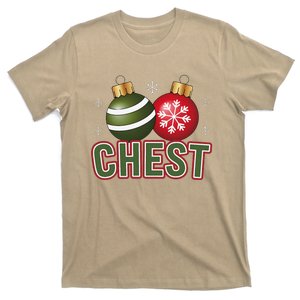 Chest Nuts Funny Matching Couple Chestnuts Christmas T-Shirt