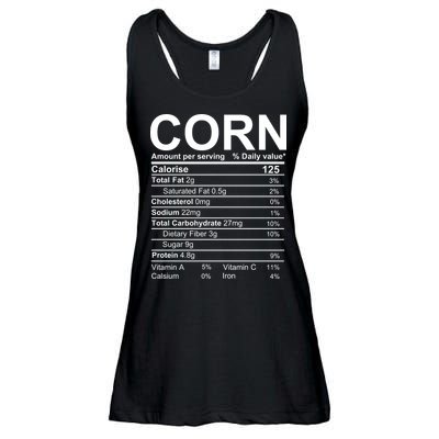 Corn Nutrition Facts Label Ladies Essential Flowy Tank