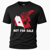 Canada Not For Sale Canada And Usa Canada Map Cooling Performance Crew T-Shirt