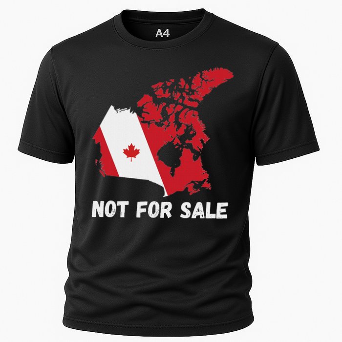 Canada Not For Sale Canada And Usa Canada Map Cooling Performance Crew T-Shirt