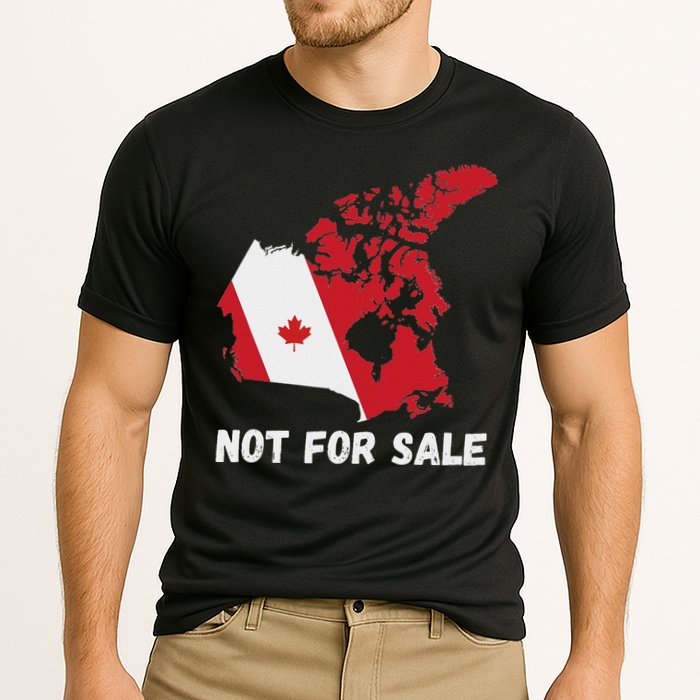 Canada Not For Sale Canada And Usa Canada Map Cooling Performance Crew T-Shirt