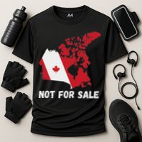 Canada Not For Sale Canada And Usa Canada Map Cooling Performance Crew T-Shirt