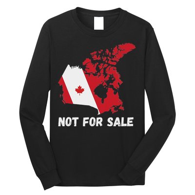 Canada Not For Sale Canada And Usa Canada Map Long Sleeve Shirt