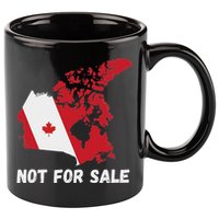 Canada Not For Sale Canada And Usa Canada Map 11oz C Handle Ceramic Mug