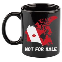 Canada Not For Sale Canada And Usa Canada Map 11oz C Handle Ceramic Mug