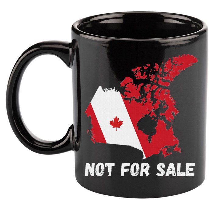 Canada Not For Sale Canada And Usa Canada Map 11oz C Handle Ceramic Mug