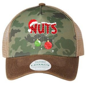 Chest Nuts Funny Matching Chestnuts Christmas Couples Nuts Legacy Tie Dye Trucker Hat