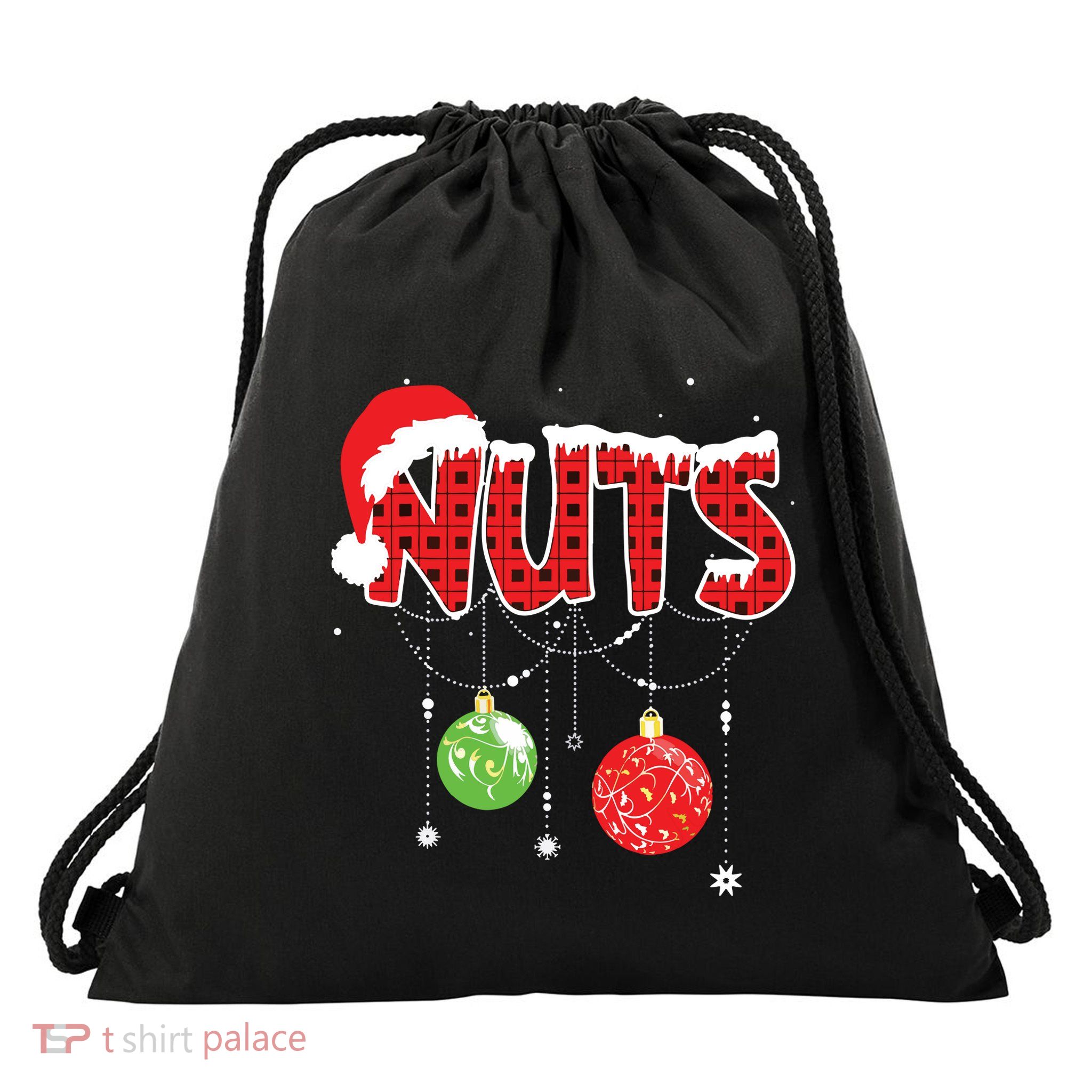 Chest Nuts Funny Matching Chestnuts Christmas Couples Nuts Drawstring Bag