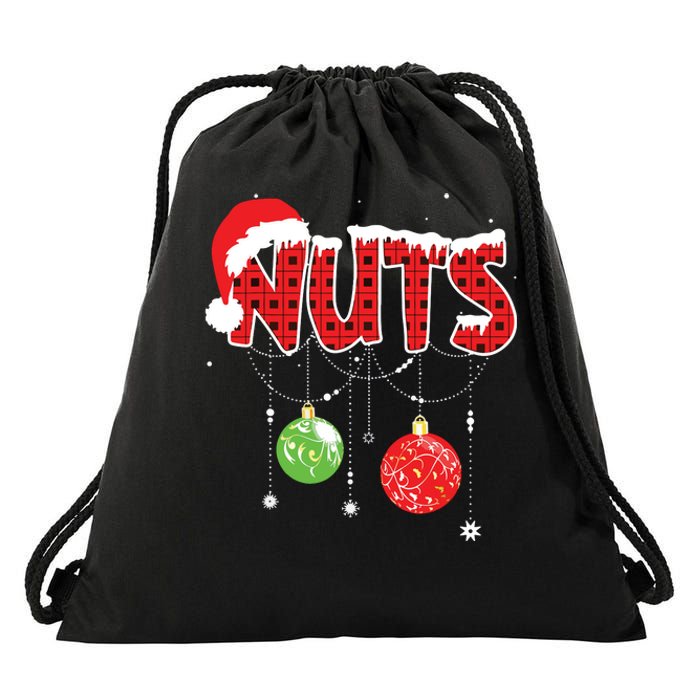 Chest Nuts Funny Matching Chestnuts Christmas Couples Nuts Drawstring Bag