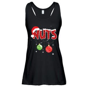 Chest Nuts Funny Matching Chestnuts Christmas Couples Nuts Ladies Essential Flowy Tank