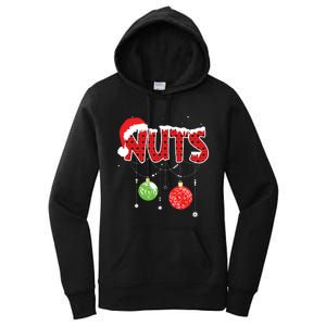 Chest Nuts Funny Matching Chestnuts Christmas Couples Nuts Women's Pullover Hoodie