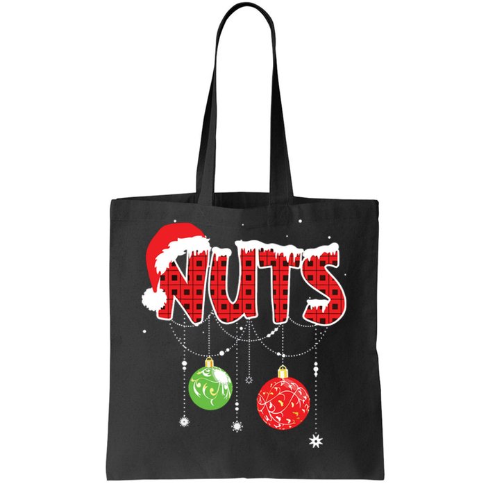 Chest Nuts Funny Matching Chestnuts Christmas Couples Nuts Tote Bag