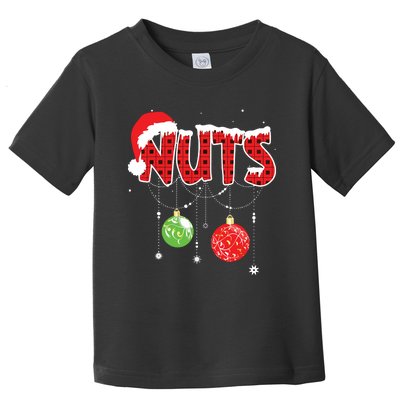 Chest Nuts Funny Matching Chestnuts Christmas Couples Nuts Toddler T-Shirt