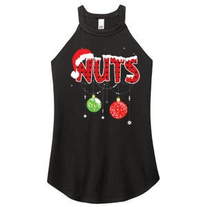 Chest Nuts Funny Matching Chestnuts Christmas Couples Nuts Women's Perfect Tri Rocker Tank