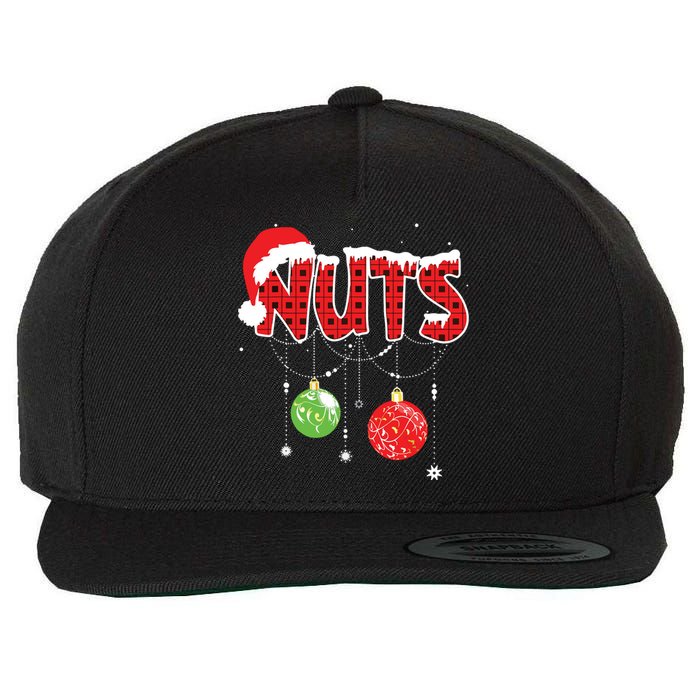 Chest Nuts Funny Matching Chestnuts Christmas Couples Nuts Wool Snapback Cap