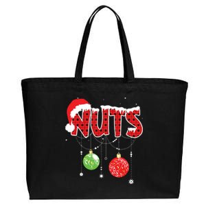 Chest Nuts Funny Matching Chestnuts Christmas Couples Nuts Cotton Canvas Jumbo Tote