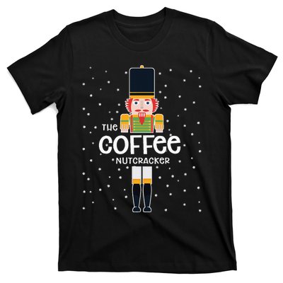 Coffee Nutcracker Family Matching Funny Pajama T-Shirt