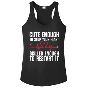 Cool Nurse For Women Medical Assistant Nursing Aide CNA Ladies PosiCharge Competitor Racerback Tank