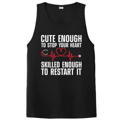 Cool Nurse For Women Medical Assistant Nursing Aide CNA PosiCharge Competitor Tank