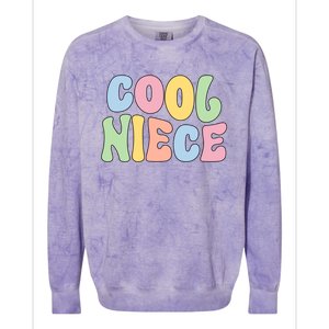 Cool Niece From Aunt To Niece Gift Colorblast Crewneck Sweatshirt