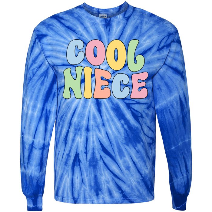 Cool Niece From Aunt To Niece Gift Tie-Dye Long Sleeve Shirt